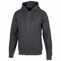 Swiss Alps Men's Full Zip Waffle Knit Hoodie