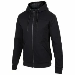 Swiss Alps Men's Full-Zip Fleece Quilt-Lined Hoodie