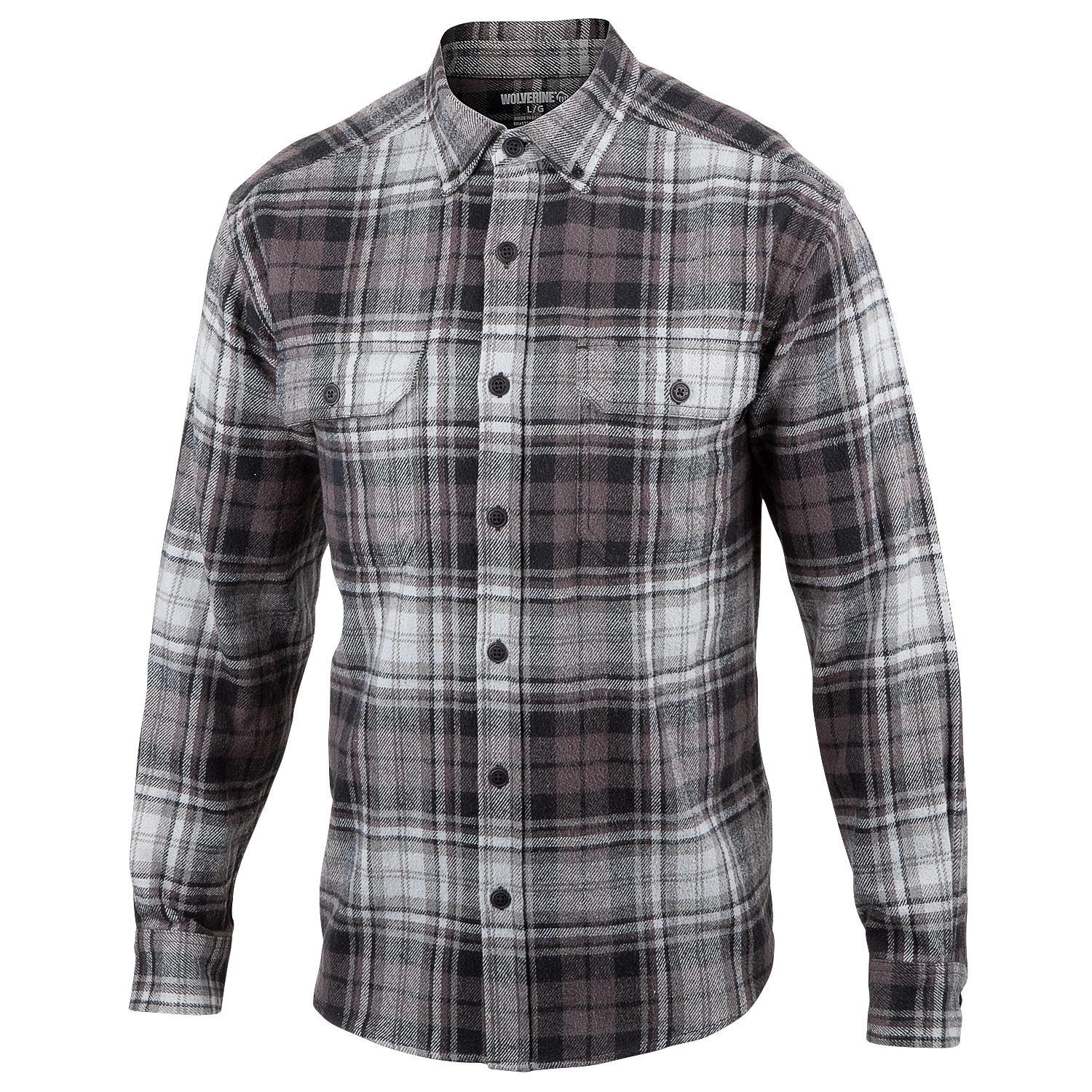 Wolverine Men's Glacier Heavyweight Long-Sleeve Flannel Shirt 3 Wolverine Men's Glacier Heavyweight Long-Sleeve Flannel Shirt