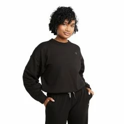 Champion Women's Soft Touch Long-Sleeve Crew Fleece Top
