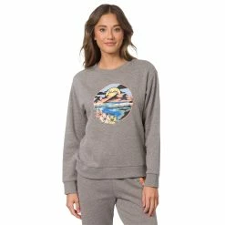 Hurley Women's May Girlfriend Fleece Crewneck Sweater