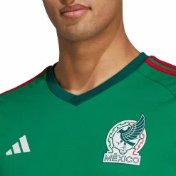 Adidas Men's Mexico 2022 Home Fan Shirt -Men's Footwear Sales Store 5110 11183 8858 538 zoom 50